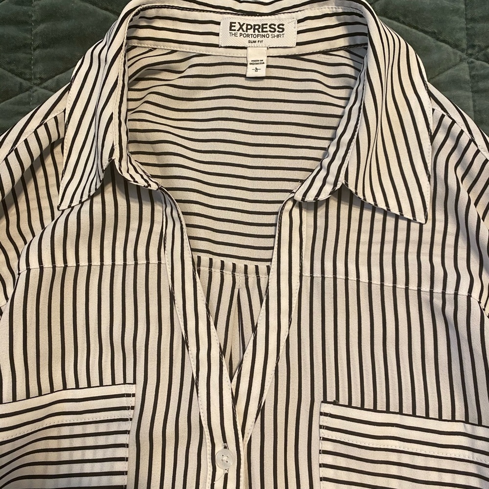 Express Portofino Slim Fit Blouse
